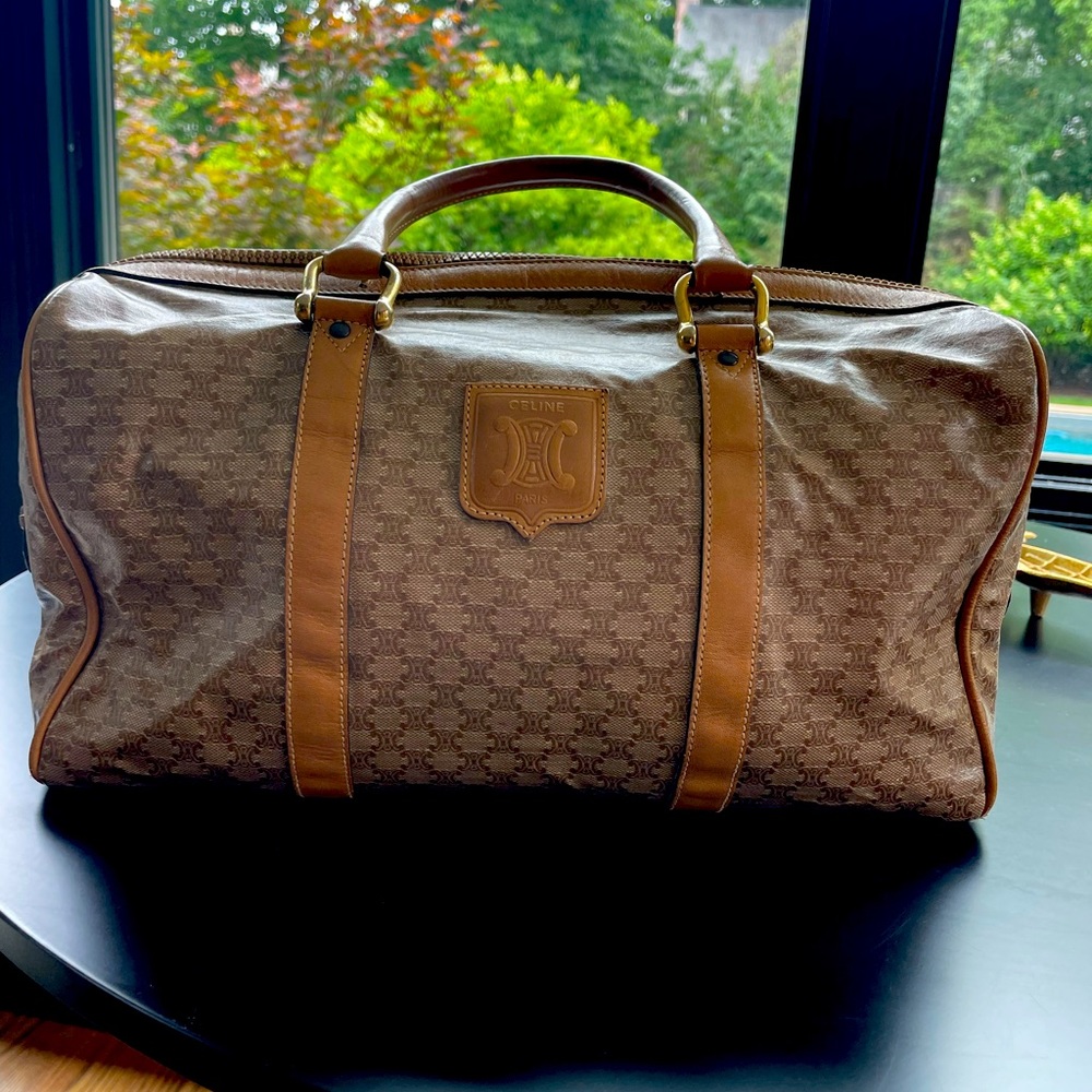Vintage Céline Triomphe Boston Bag